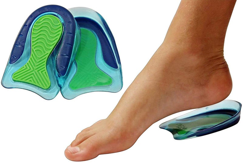 KidSole Sport Shock Absorbing Lightweight Gel Heel Cups for Kids with Sensitive Heels Heel Spurs Plantar Fasciitis or Ankle Pain Kids Size 112